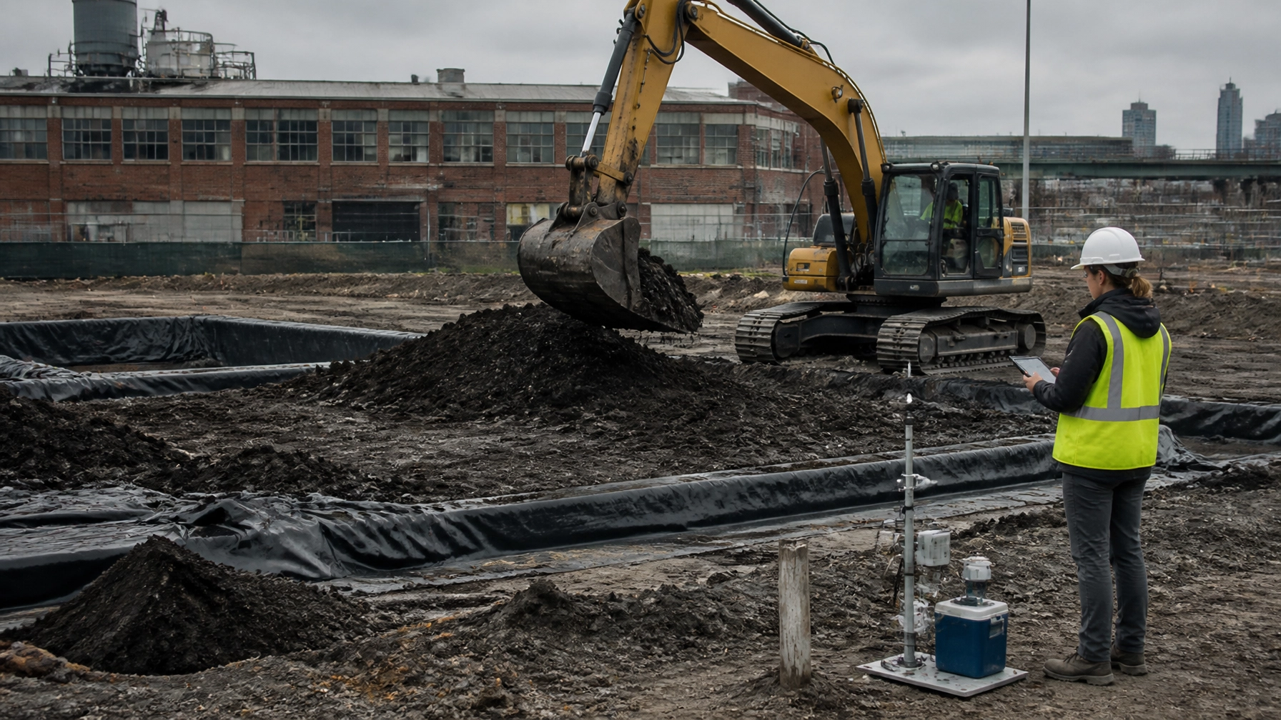 NJ Brownfield Redevelopment Cost Newark: Budgeting Historic Fill, PFAS, USTs, and Soil Disposal