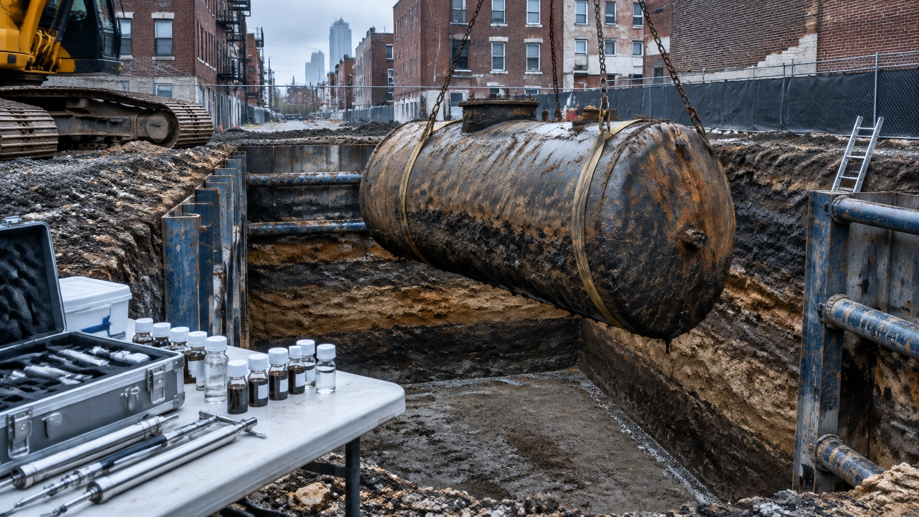 UST Closure Cost NJ 2026: Tank Removal, Confirmation Sampling, and NJDEP Reporting