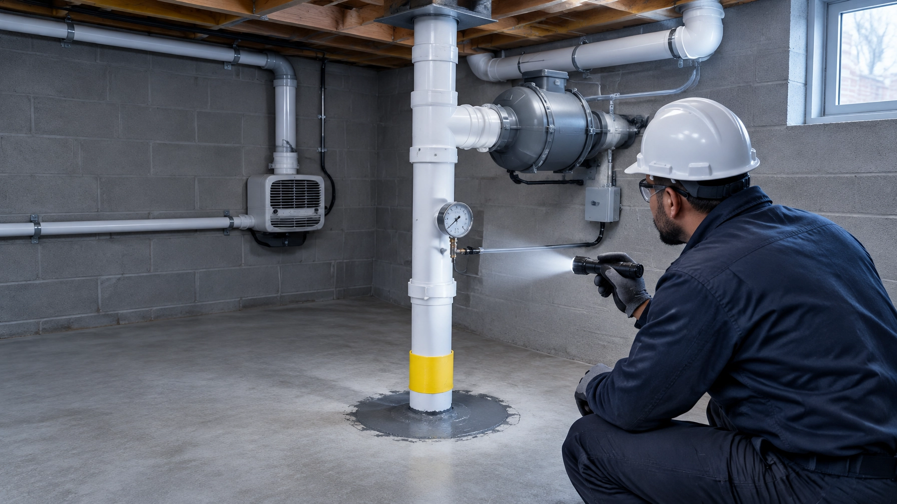 Vapor Intrusion Mitigation System O&M in NJ: Fan Testing, Annual Certification, and LSRP Reporting